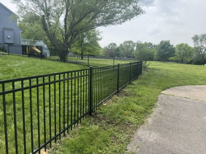 our fence projects copy of iron fence backyard pic2
