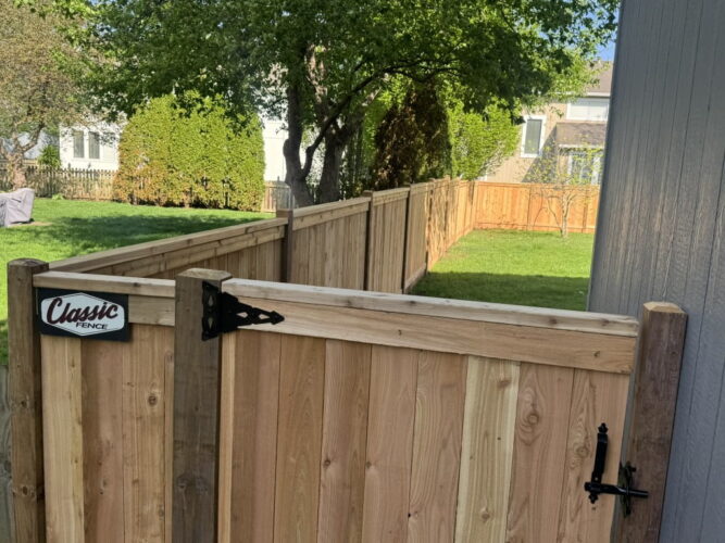 our fence projects copy of wooden fence with gate and logo2